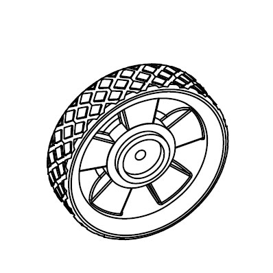 0099000226 Rubber Wheel 6