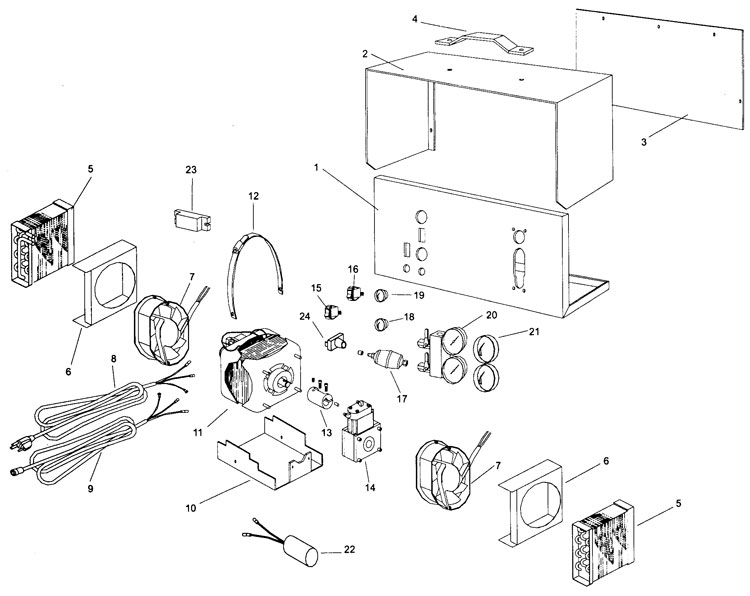 PROMAX RG3300 Recovery Unit Parts