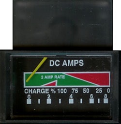 5399100069 Schumacher Ammeter Horizontal 0-8 AMP