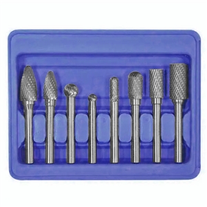 2181 Astro Pneumatic 8 Pc. Double Cut Carbide Bur Set