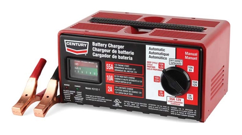 K3152-1 Century 10/2/55 Amp 6/12 Automatic Deep Cycle Battery Charger ...