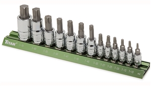 16122 Titan 13pc Star Bit Socket Set